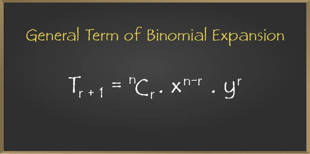 Término general de desarrollo binomial