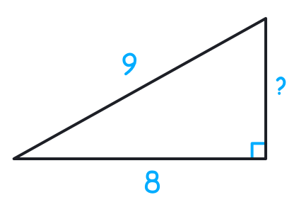 Find the value of ? in the triangle shown below.